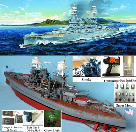 Trumpeter 1/200 USS Arizona BB-39 1941 Radio Control